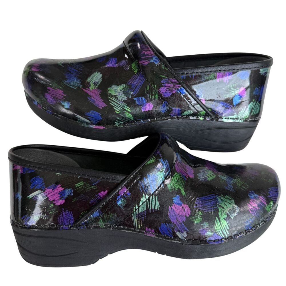 Dansko Pro XP 2.0 Colored Pen Leather Clogs Shoes 39 US 8.5 - 9 Slip Resistant